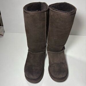 UGG Dark Brown Shearling Boots